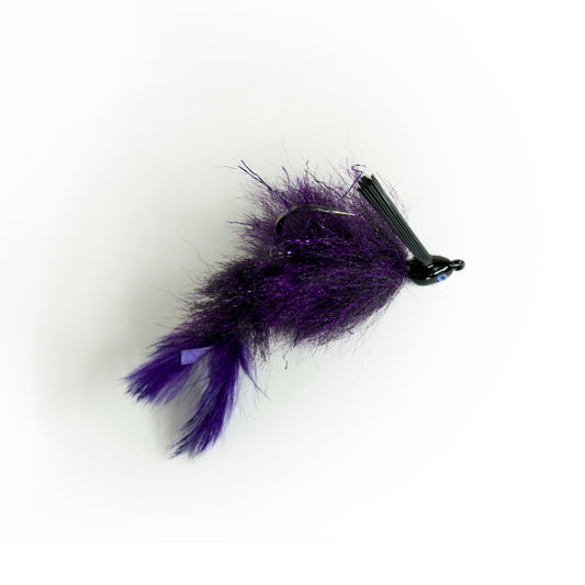 Woolly Jig - Black & Purple